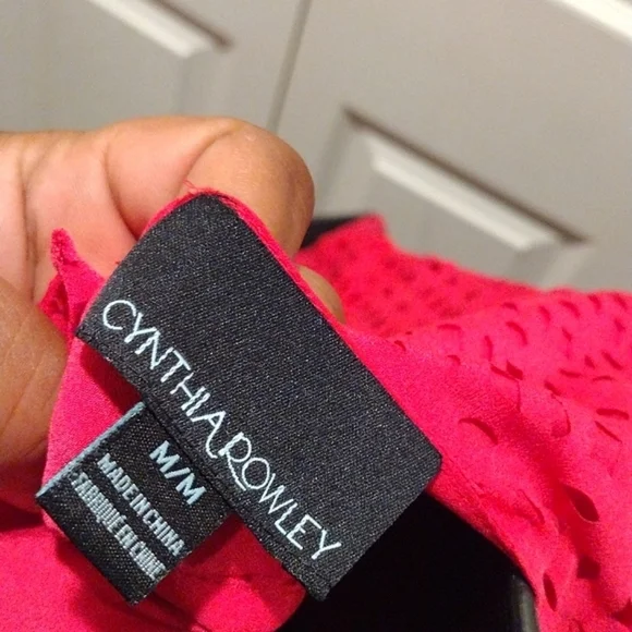 Cynthia Rowley Sleeveless Top M - Picture 6 of 6